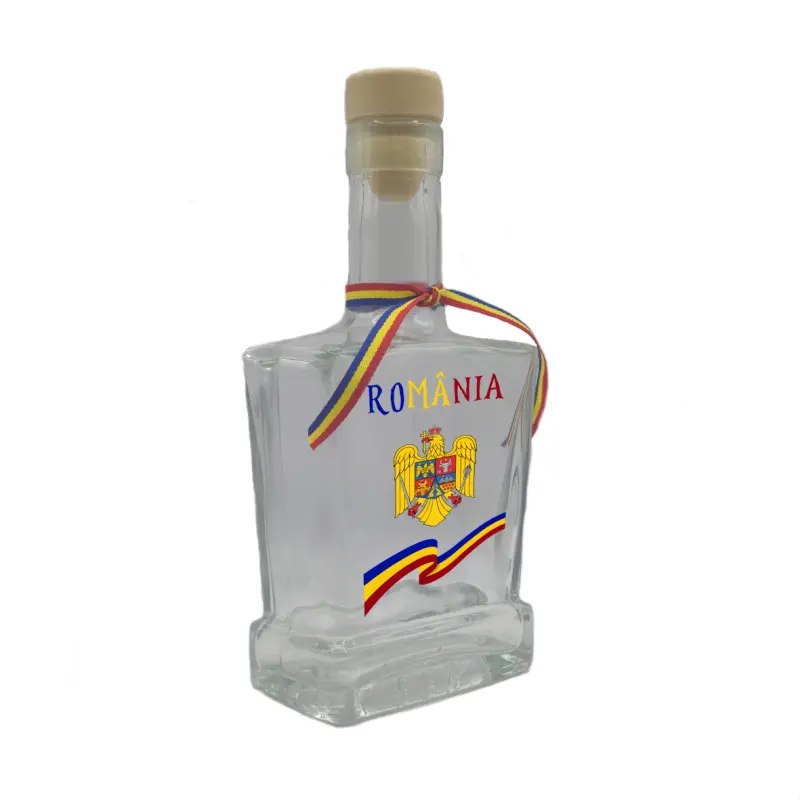 Stema romania, sticla cu mesaj plata, 250 ml, model divgs179 22